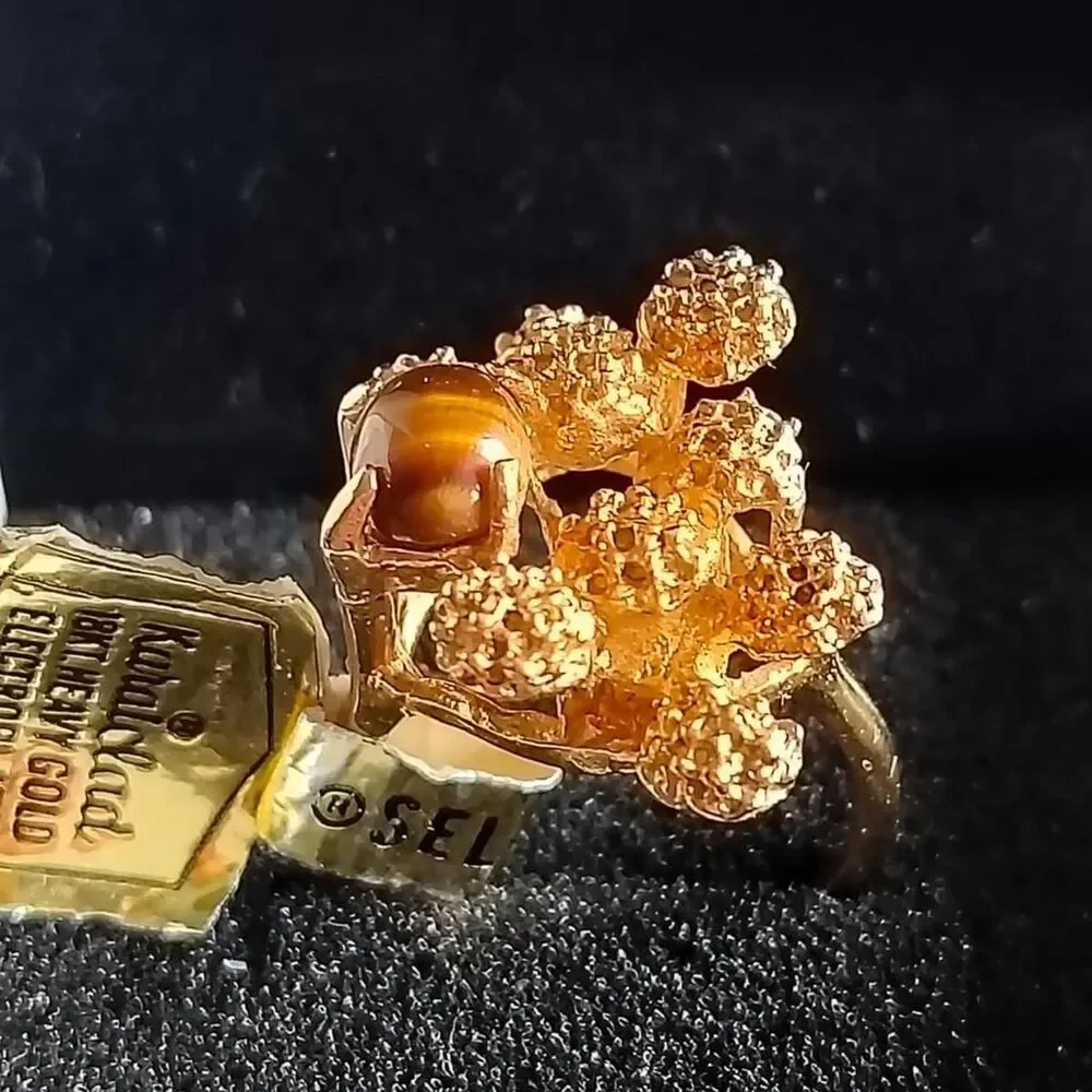 Unbranded Women's Orange and Gold Jewellery
